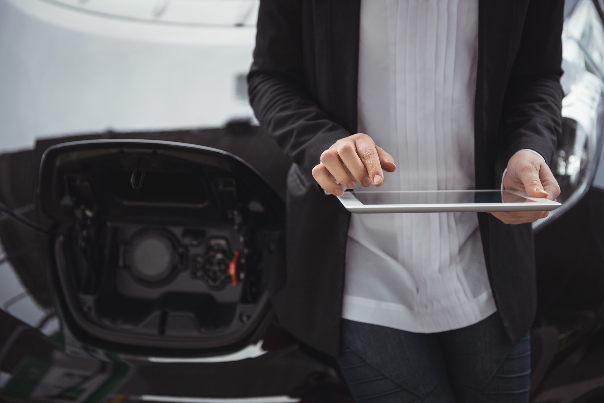 Professional car engine inspection